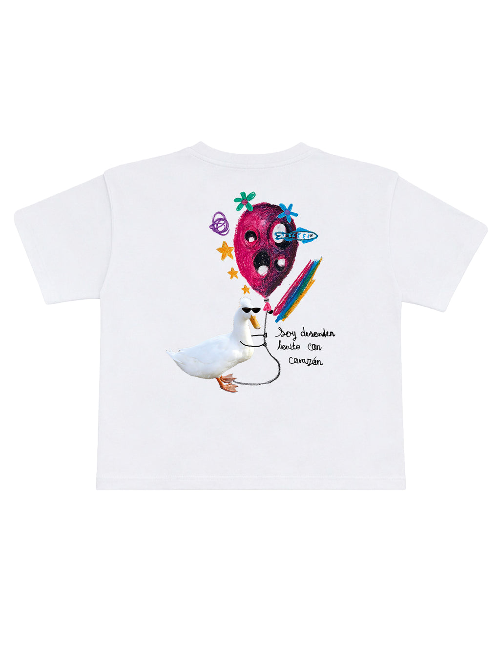 Soy desorden bonito con corazón  - BOXY  T-SHIRT