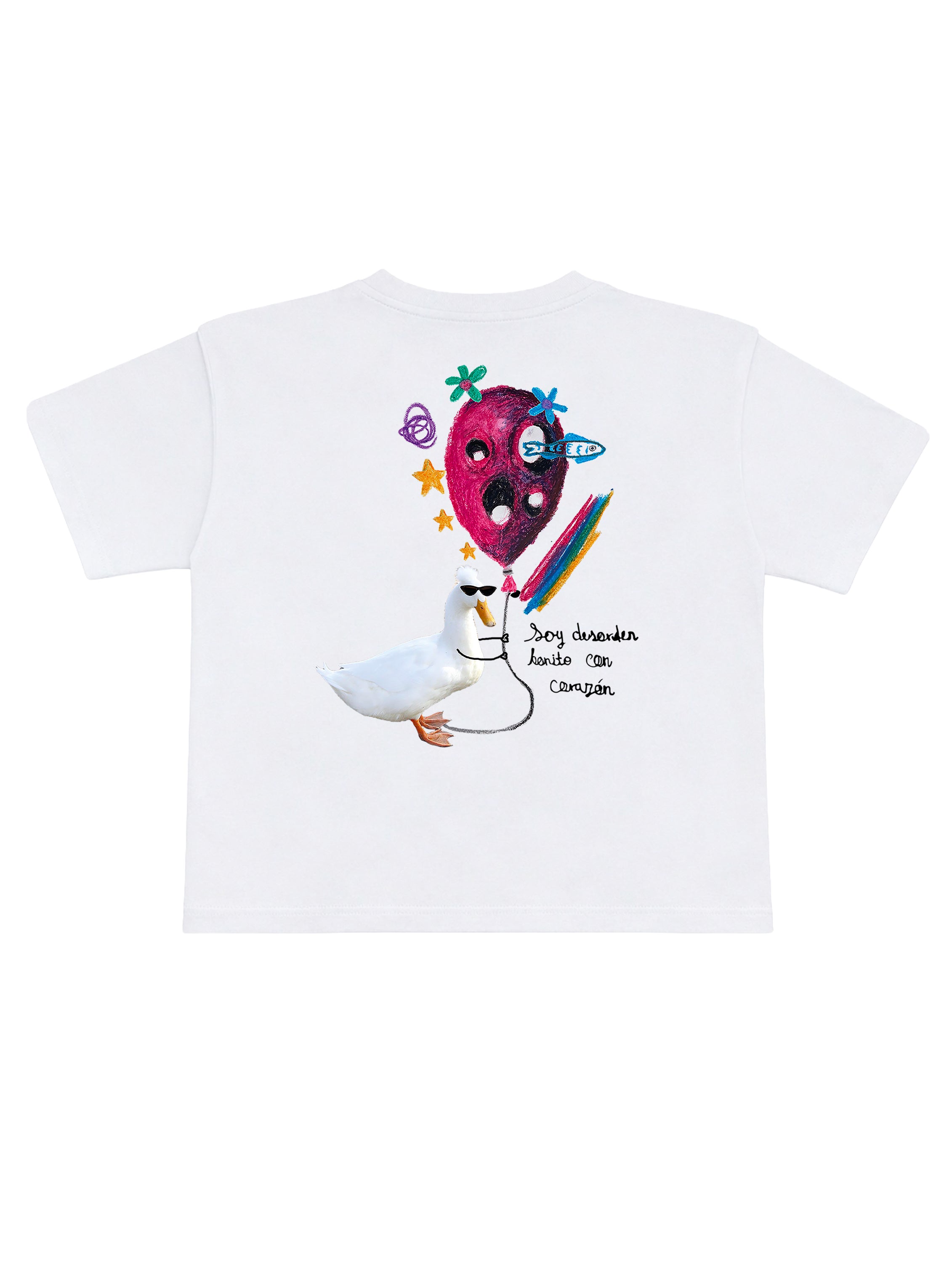 Soy desorden bonito con corazón  - BOXY  T-SHIRT